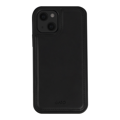 iPhone 13 mini - iATO Black PU Leather Case - Protective Design. - iATO Awesome
