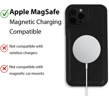 Load image into Gallery viewer, iPhone 13 Pro Case - MagSafe® Compatible - Black PU Leather Detachable Wallet - iATO Awesome