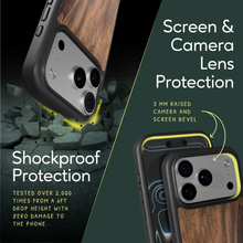 Load image into Gallery viewer, iPhone 17 Pro Case - MagSafe® Compatible - Walnut Wood - iATO Wooden Wonders