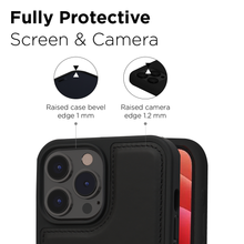 Load image into Gallery viewer, iPhone 13 Pro Max Case - MagSafe® Compatible - Black PU Leather - iATO Awesome