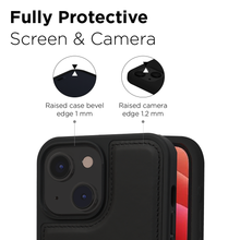 Load image into Gallery viewer, iPhone 13 mini - iATO Black PU Leather Case - Protective Design. - iATO Awesome