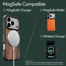 Load image into Gallery viewer, iPhone 17 Pro Case - MagSafe® Compatible - Walnut Wood - iATO Wooden Wonders