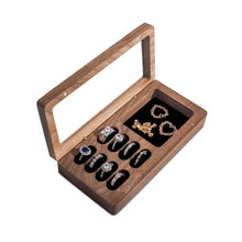 Load image into Gallery viewer, iATO Ring Boxes & Pendants Collection – Handcrafted in Wood, Glass & Engraved Finishes - iATO Wooden Wonders