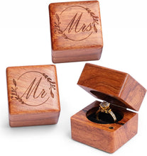 Load image into Gallery viewer, iATO Ring Boxes & Pendants Collection – Handcrafted in Wood, Glass & Engraved Finishes - iATO Wooden Wonders