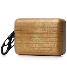 Load image into Gallery viewer, iATO AirPods Cases Collection – Handcrafted in Full Wood, Wood + Lanyard, Hybrid & Plastic-Back Designs - iATO Wooden Wonders