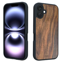 Load image into Gallery viewer, iPhone 16 Case - MagSafe® Compatible - Walnut Wood - iATO Awesome