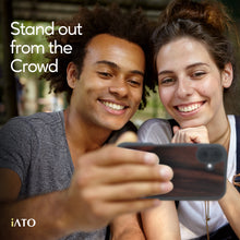 Load image into Gallery viewer, iPhone 16 Plus Case - MagSafe® Compatible - Ebony Wood - iATO Wooden Wonders