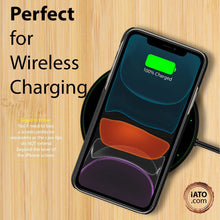 Load image into Gallery viewer, iPhone 11 Case - Minimalistic Design - Bamboo Wood - iATO Awesome