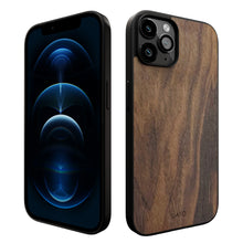 Load image into Gallery viewer, iPhone 12 Pro Max - iATO Walnut Wood Case - Protective Design. - iATO Awesome
