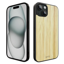 Load image into Gallery viewer, iPhone 15 Plus - iATO Bamboo Wood Case - Protective Design. - iATO Awesome
