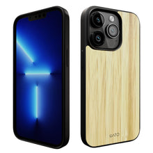 Load image into Gallery viewer, iPhone 13 Pro Case - MagSafe® Compatible - Bamboo Wood - iATO Awesome