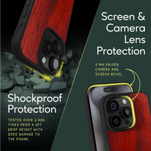 Load image into Gallery viewer, iPhone 15 Pro - iATO Rose Wood Case - Protective Design. - iATO Awesome