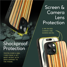 Load image into Gallery viewer, iPhone 15 Case - MagSafe® Compatible - Skateboard Wood - iATO Awesome
