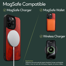 Load image into Gallery viewer, iPhone 15 Pro Max - iATO Rose Wood Case - Protective Design. - iATO Awesome