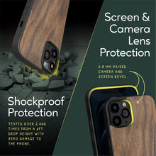 Load image into Gallery viewer, iPhone 12 & 12 Pro Case - Walnut Wood - iATO Awesome