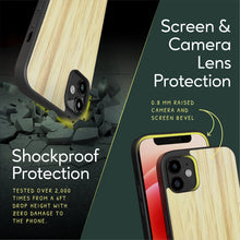 Load image into Gallery viewer, iPhone 12 mini Case - Bamboo Wood - iATO Awesome