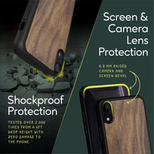 Load image into Gallery viewer, iPhone XR Case - Walnut Wood - iATO Awesome
