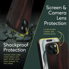 Load image into Gallery viewer, iPhone 15 - iATO Ebony Wood Case - Protective Design. - iATO Awesome