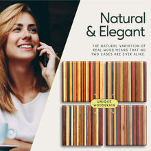 Load image into Gallery viewer, iPhone 16 Case - MagSafe® Compatible - Skateboard Wood - iATO Wooden Wonders