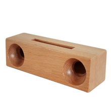 Load image into Gallery viewer, iATO Wooden Phone Amplifiers Collection – Handcrafted in Walnut, Beech, Zebrawood, Sapele & Bamboo Wood - iATO Wooden Wonders