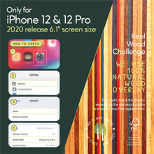 Load image into Gallery viewer, iPhone 12 & 12 Pro Case - Skateboard Wood - iATO Awesome