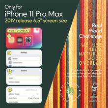 Load image into Gallery viewer, iPhone 11 Pro Max Case - Skateboard Wood - iATO Awesome