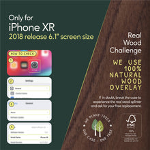 Load image into Gallery viewer, iPhone XR Case - Walnut Wood - iATO Awesome