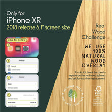 Load image into Gallery viewer, iPhone XR Case - Bamboo Wood - iATO Awesome
