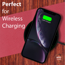 Load image into Gallery viewer, iPhone XR Case - Rose Wood & Red Lizard Pattern Leather - iATO Awesome