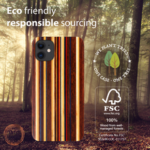 Load image into Gallery viewer, iPhone 11 Case - Minimalistic Design - Skateboard Wood - iATO Awesome