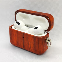 Load image into Gallery viewer, iATO AirPods Cases Collection – Handcrafted in Full Wood, Wood + Lanyard, Hybrid & Plastic-Back Designs - iATO Wooden Wonders