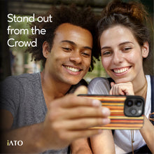 Load image into Gallery viewer, iPhone 14 Pro Max - iATO Skateboard Wood Case - Protective Design. - iATO Awesome
