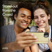 Load image into Gallery viewer, iPhone 12 mini Case - Bamboo Wood - iATO Awesome