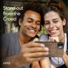 Load image into Gallery viewer, iPhone 12 mini Case - Walnut Wood - iATO Awesome