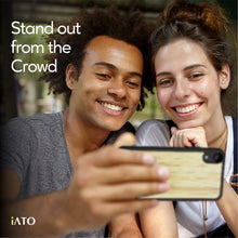 Load image into Gallery viewer, iPhone XR Case - Bamboo Wood - iATO Awesome