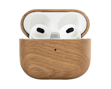 Load image into Gallery viewer, iATO AirPods Cases Collection – Handcrafted in Full Wood, Wood + Lanyard, Hybrid & Plastic-Back Designs - iATO Wooden Wonders