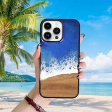 Load image into Gallery viewer, iATO Seawave Wood Collection – Handcrafted Wood Phone Case, Keychain, Car Perfume, Bottle Opener, Cup Saucer & Boards - iATO Wooden Wonders
