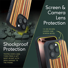 Load image into Gallery viewer, iPhone 16 Pro Max Case - MagSafe® Compatible - Skateboard Wood - iATO Wooden Wonders