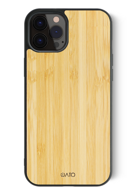 iPhone 12 & 12 Pro - iATO Bamboo Wood Case - Protective Design. - iATO Awesome