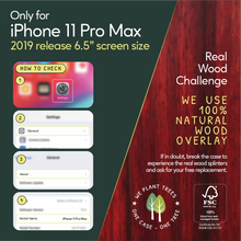 Load image into Gallery viewer, iPhone 11 Pro Max - iATO Rosewood Case - Minimalistic Design. - iATO Awesome