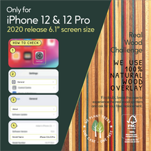 Load image into Gallery viewer, iPhone 12 &amp; 12 Pro - iATO Skateboard Wood Case - Protective Design. - iATO Awesome
