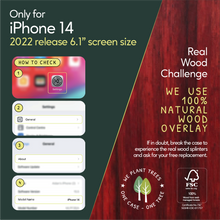 Load image into Gallery viewer, iPhone 14 - iATO Rosewood Case - Protective Design. - iATO Awesome