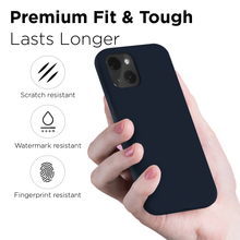 Load image into Gallery viewer, iPhone 13 - iATO Midnight Blue Liquid Silicone Case - Protective Design. - iATO Awesome