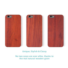 Load image into Gallery viewer, iPhone 6s Plus / 6 Plus Case. Real Natural Rose Wood. Minimalistic Design. - iATO Awesome Accessories