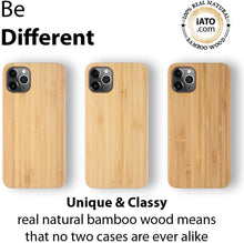 Load image into Gallery viewer, iPhone 11 Pro Max - iATO Bamboo Wood Case - Protective Design. - iATO Awesome