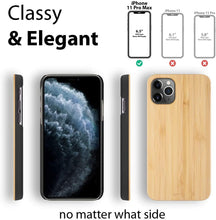 Load image into Gallery viewer, iPhone 11 Pro Max - iATO Bamboo Wood Case - Protective Design. - iATO Awesome