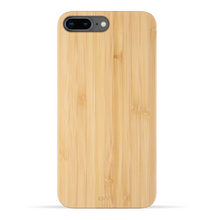 Load image into Gallery viewer, iPhone 8 Plus / 7 Plus Case. Real Natural Bamboo Wood. Minimalistic Design. - iATO Awesome Accessories