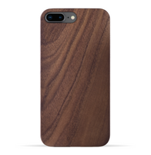 Load image into Gallery viewer, iPhone 8 Plus / 7 Plus Case. Real Natural Walnut Wood. Minimalistic Design. - iATO Awesome Accessories