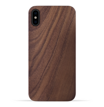 Load image into Gallery viewer, iPhone Xs Max Case. Real Natural Walnut Wood. Minimalistic Design. - iATO Awesome Accessories