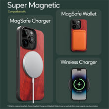 Load image into Gallery viewer, iPhone 14 Pro MagSafe case. Compatible with MagSafe Charger, MagSafe Wallet, and Wireless Charger.